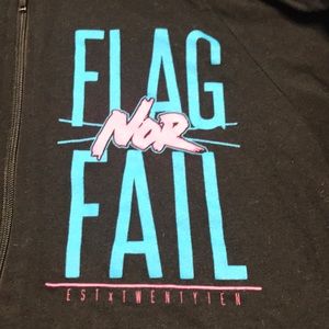 Flag Nor Fail Zip Up Hoodie